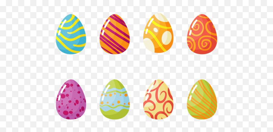 Easter Eggs Icons Vector 144929 Vector Art At Vecteezy Emoji,Eggs Transparent Background