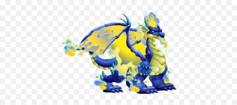 Blue Fire Dragon - Dragon City Dragon City Fire Dragon Emoji,Blue Dragon Png