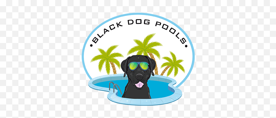 Black Dog Pools And Spas About Our Pool Company Custom Emoji,Black Dog Logo