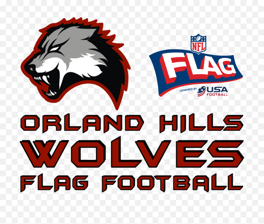 Orland Hills Wolves Flag Football - Wolves Flag Football Emoji,Flag Football Png