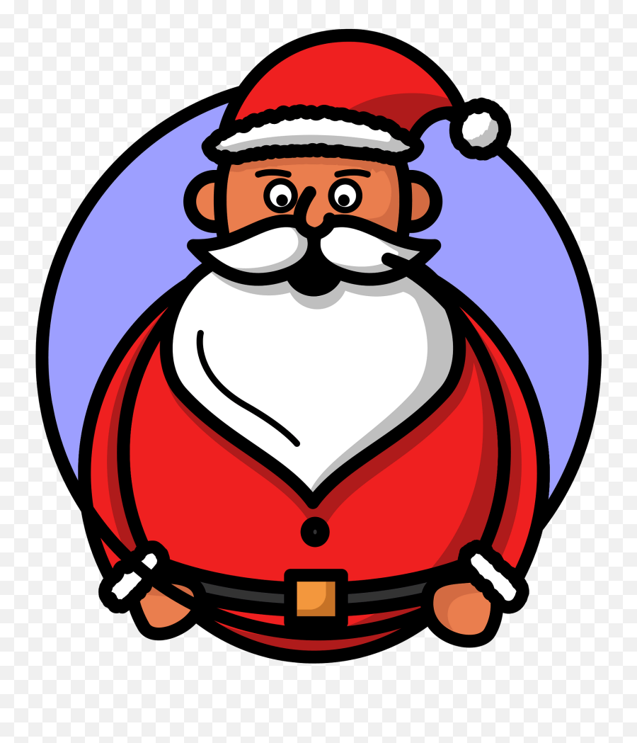 Santa Clipart - Santa Claus Emoji,Santa Clipart