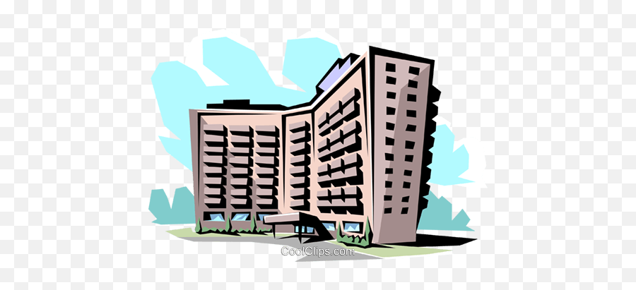 Apartment Building Royalty Free Vector - Apartment Building Clipart Emoji,Apartment Clipart