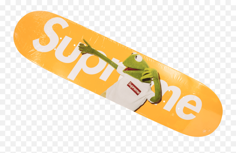 Supreme Kermit The Frog Skate Deck - Supreme Kermit Emoji,Kermit The Frog Transparent
