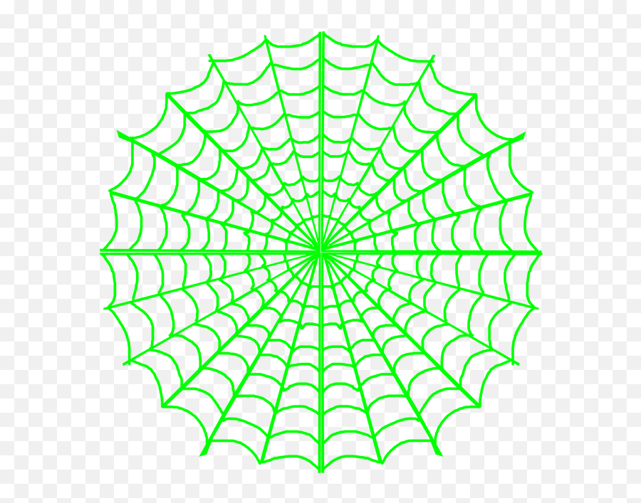 Spider Web Green - Annual Projection Wheel Emoji,Spider Web Png