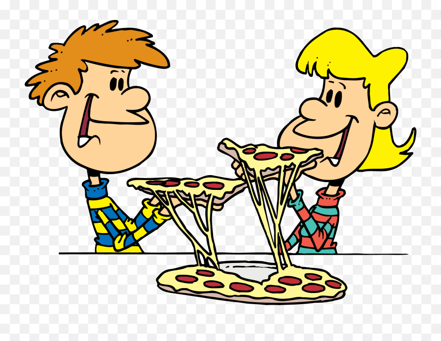 Eating Clipart Pizza - Eating Pizza Clipart Emoji,Pizza Clipart