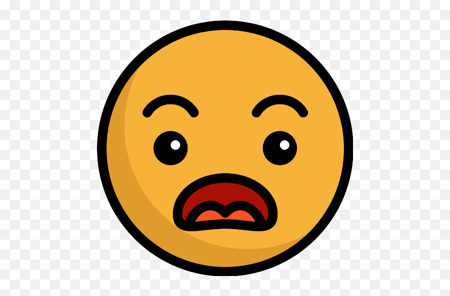Surprised Emoji Vector Svg Icon - Surprised Angry Emoji,Shocked Emoji Transparent