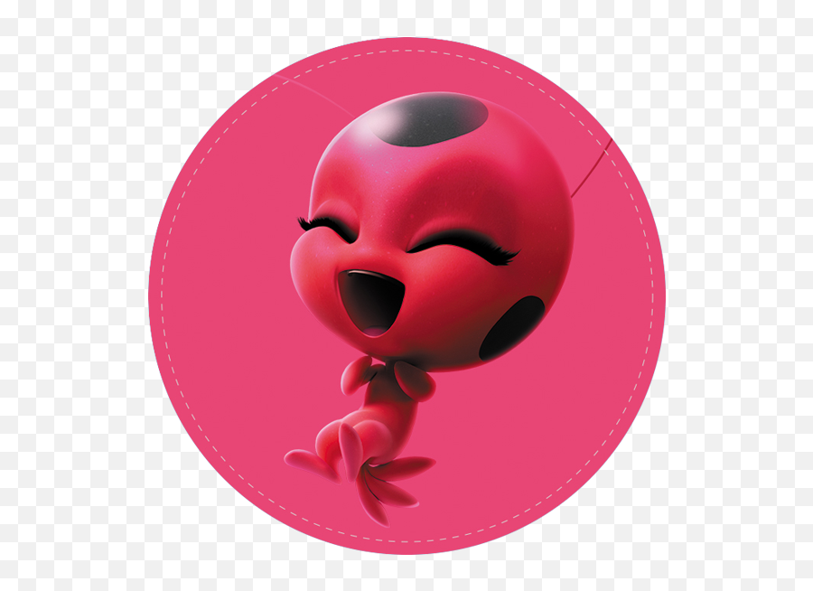 Miraculous De Lady Bug Transparent Png - Tikki Imagenes De Kwamis Emoji,Miraculous Ladybug Logo