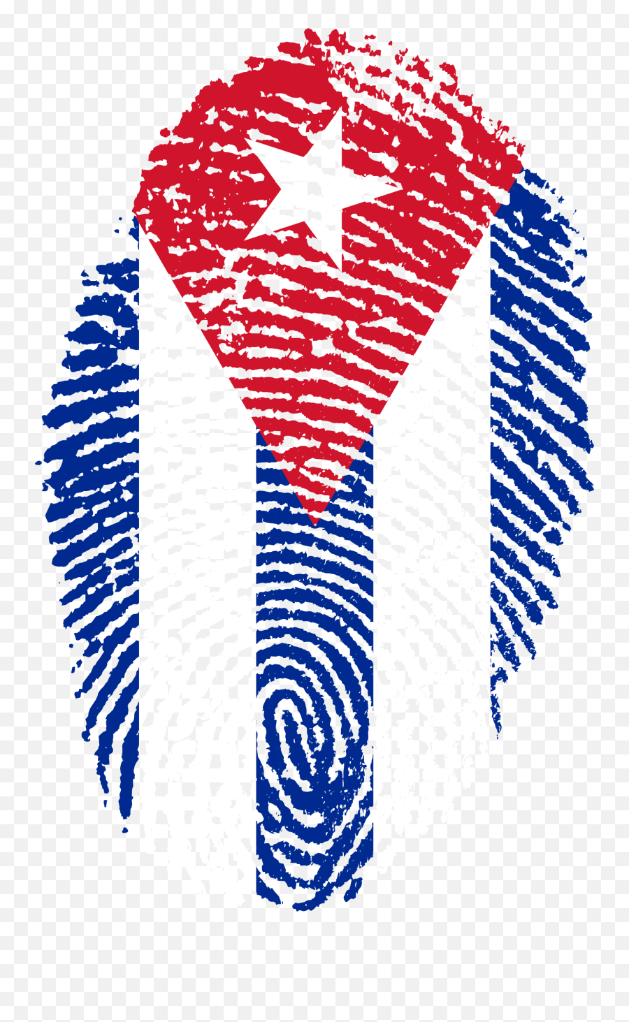 Cuba Flag Fingerprint - Cuba Flag Fingerprint Emoji,Cuba Flag Png