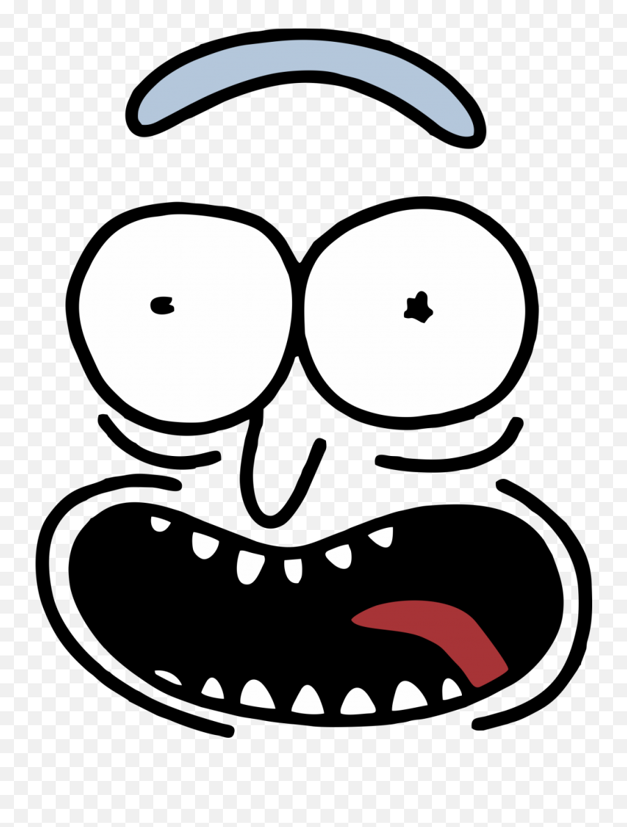 Pickle Rick Face Png - Rick Face Png Emoji,Face Png