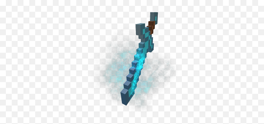 Minecraft Diamond Swordflaming And A - Vertical Emoji,Minecraft Diamond Sword Transparent
