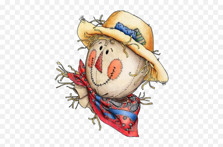 Jardin Fall Clip Art Scarecrow Autumn Art Emoji,Scarecrow Hat Clipart