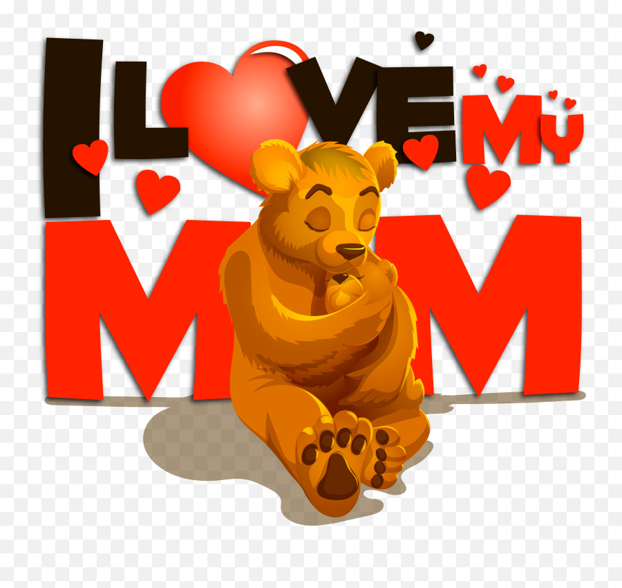 Image Of Mama Bear Emoji,Mama Bear Clipart