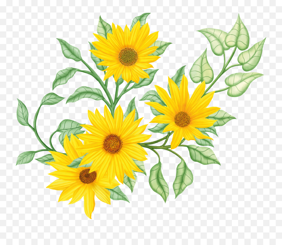 Beautiful Garden Yellow Mother And Daughter Shirt Emoji,Sunflower Garden Clipart