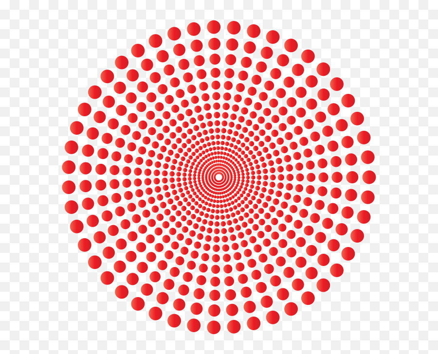 Halftone Dots In Circle - Openclipart Emoji,Circle Pattern Png