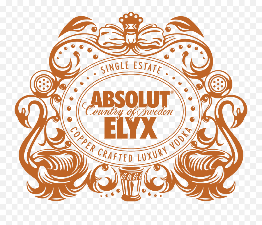 Download Absolut Elyx Vodka Logo - Full Size Png Image Pngkit Emoji,Vodka Logo
