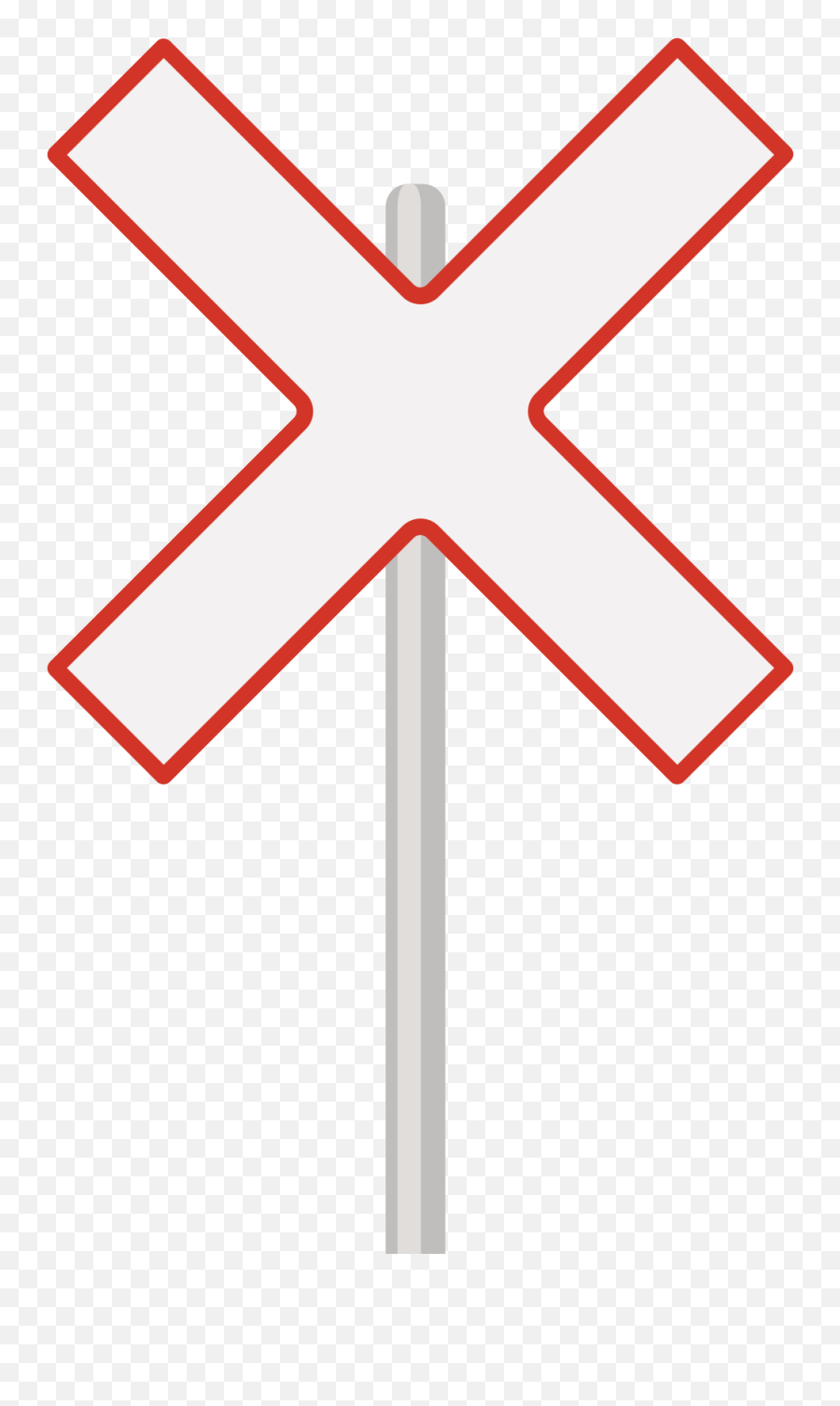 Free Cross Railroad Sign 1194315 Png With Transparent Background Emoji,Cross Out Sign Transparent