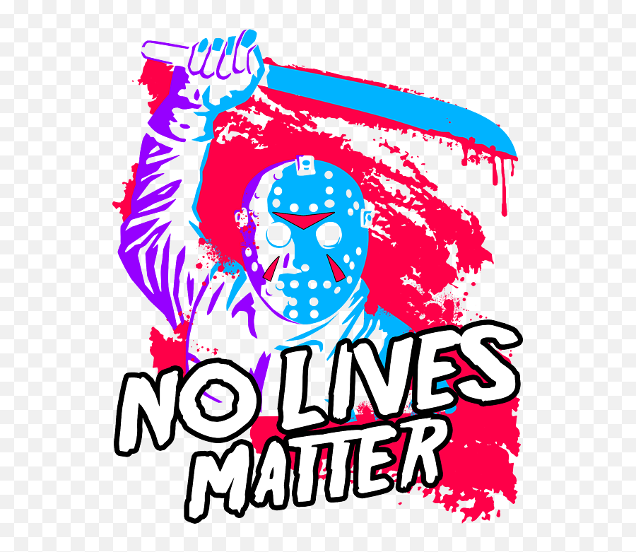No Lives Matter Jason Voorhees Fleece Blanket Emoji,Jason Voorhees Logo