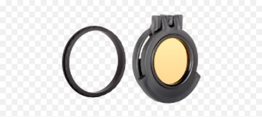 Amber See - Through Scope Cover With Adapter Ring For Sig Sauer Tango6 318x44 Black Objective Side 42sbcfacr Solid Emoji,Sig Sauer Logo