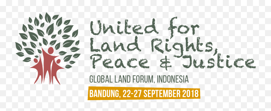 2018 Global Land Forum In Indonesia Ford Foundation Emoji,Peace Walker Logo