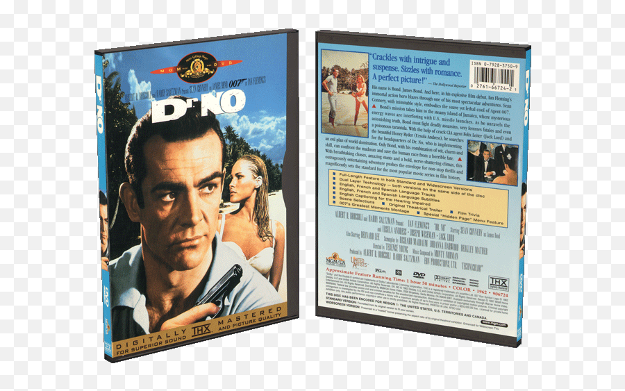 James Bond 007 Home Video - Dvd Premiere Releases North Dr No Movie Poster Emoji,Mgm Ua Home Video Logo