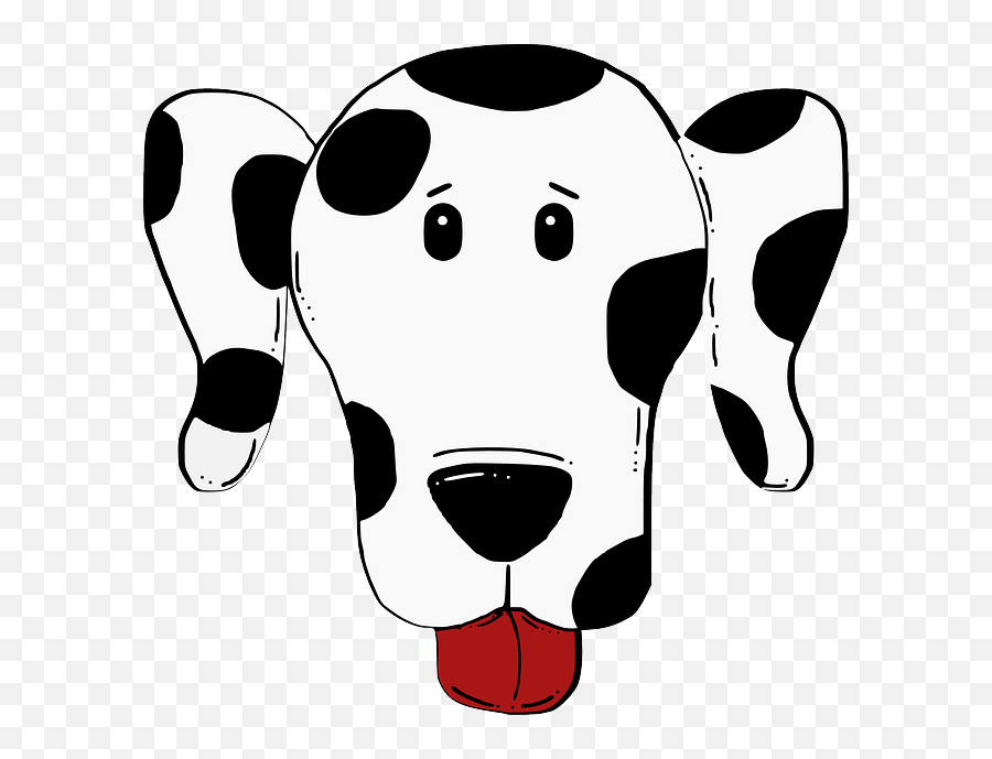 Library Of Dog Nose Clipart Library Png Files Clipart - Face Dalmatian Dog Clipart Emoji,Nose Png