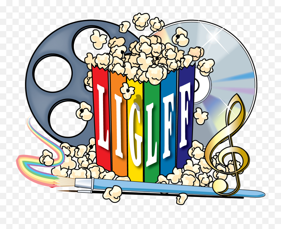 Long Island Gay Lesbian Film Festival - Popcorn Emoji,Lesbian Clipart