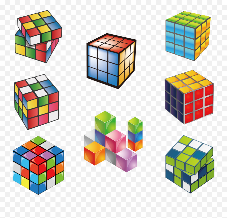 Rubiks Cube - Color Cube Png Download 21461965 Free Cube Emoji,Cube Png