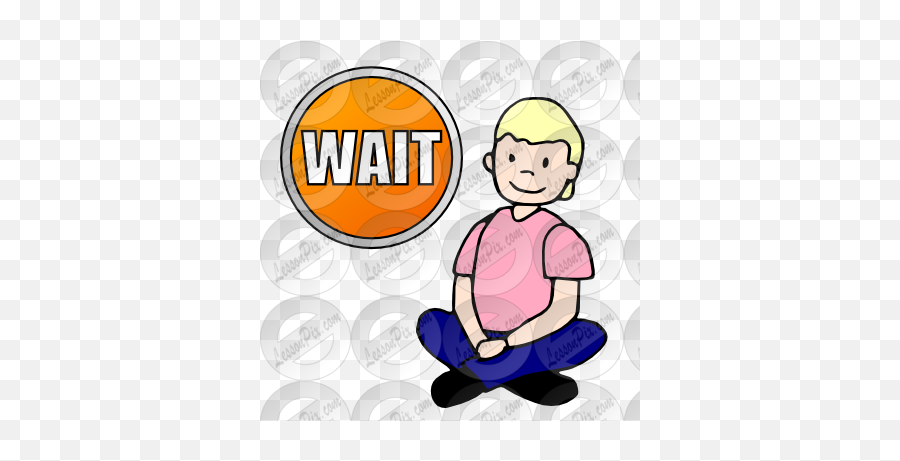 Library Of Wait For Your Turn Picture - Cartoon Wait Your Turn Emoji,Turn And Talk Clipart