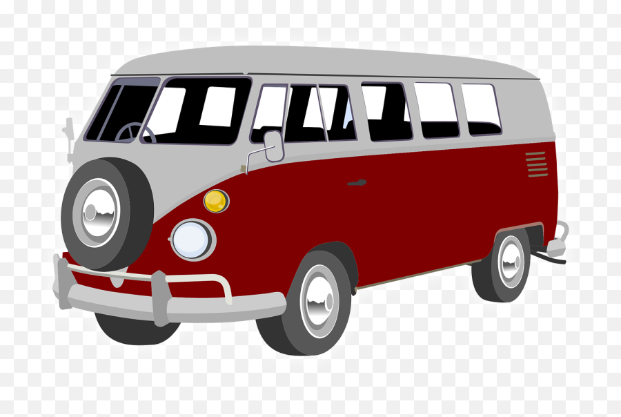 Bus Cartoon - Van Clipart Emoji,Vw Bus Clipart