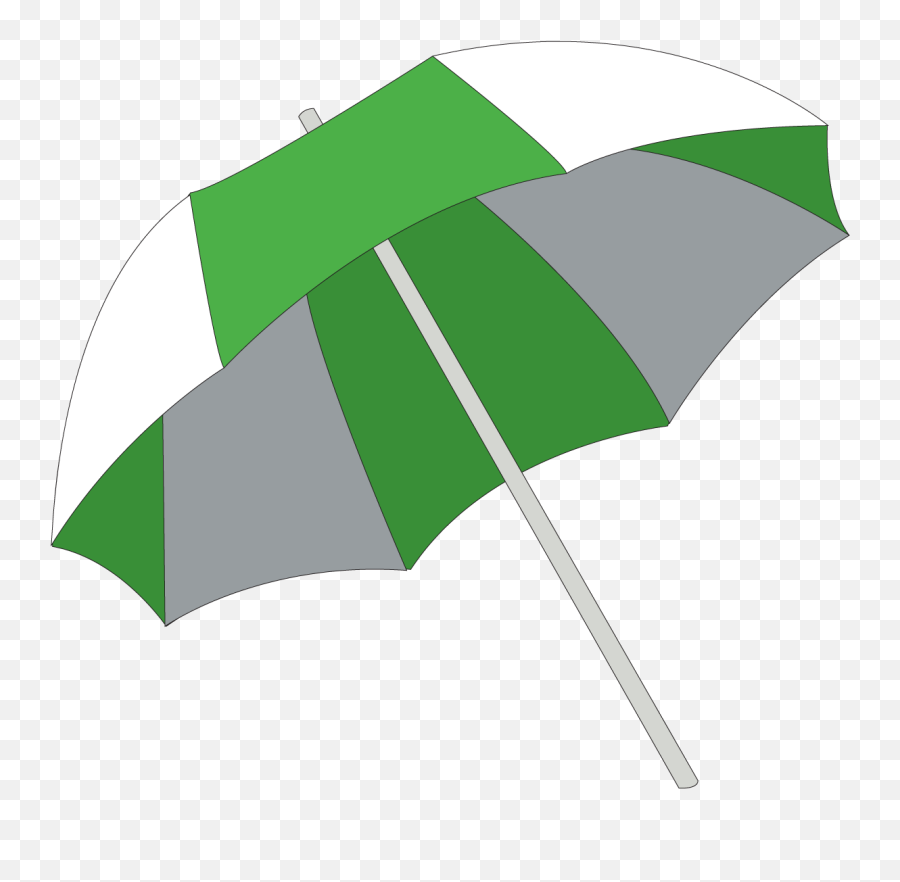 White Umbrella Clipart - Beach Umbrella Theme Clipart Emoji,Umbrella Clipart
