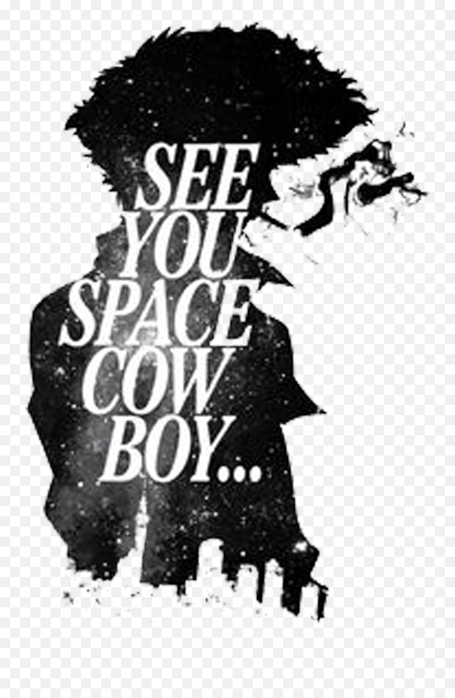 Anime Classic Cowboy Bebop - Cowboy Bebop Spike See You Cowboy Bebop Spike See You Space Cowboy Emoji,Cowboy Bebop Logo