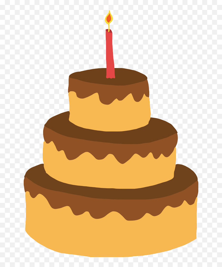Simple Birthday Cake Clipart Transparent - Clipart World Cake Decorating Supply Emoji,Birthday Cake Clipart