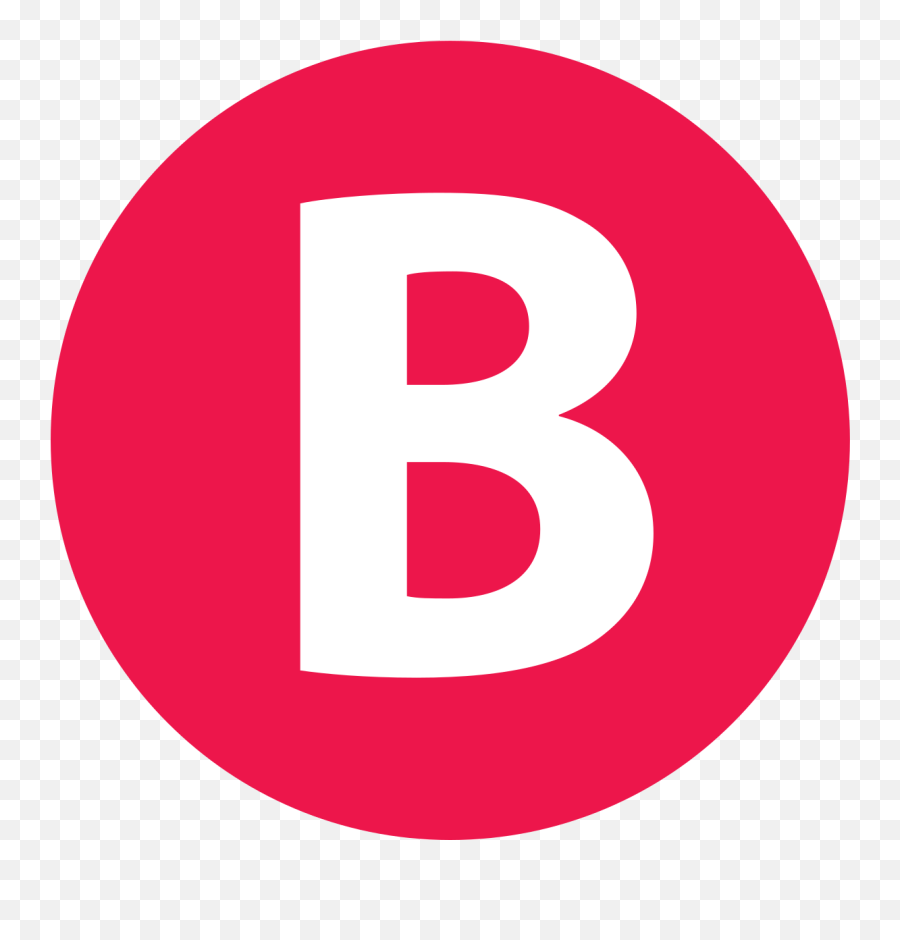 Filelogo Tramway Bordeaux Ligne Bsvg - Wikimedia Commons Chesham Emoji,B Logo