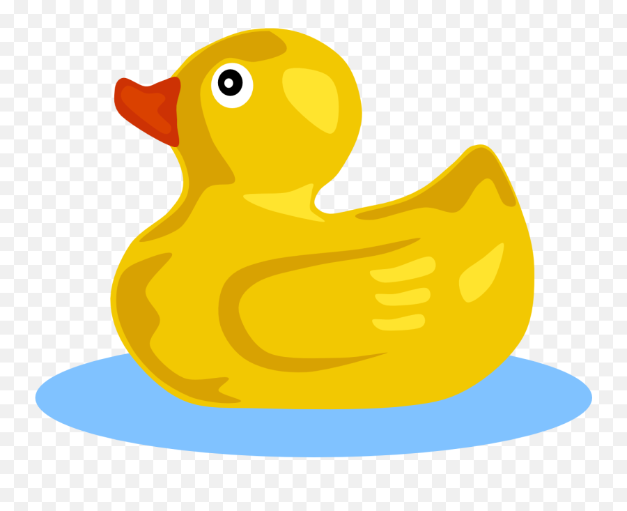 Download Clip Art - Rubber Duck Full Size Png Image Pngkit Rubber Duck Emoji,Rubber Ducky Clipart