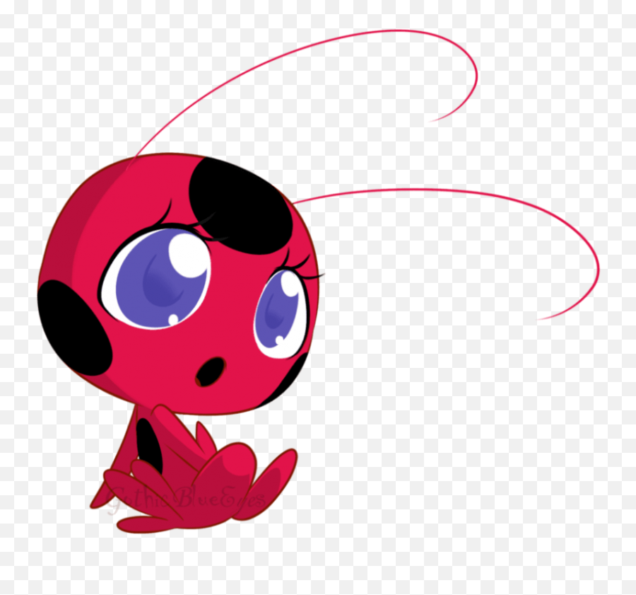 Free Png Download Curious Tikki By Gothicblueeyes - Miraculous Ladybug Tikki Emoji,Miraculous Ladybug Logo