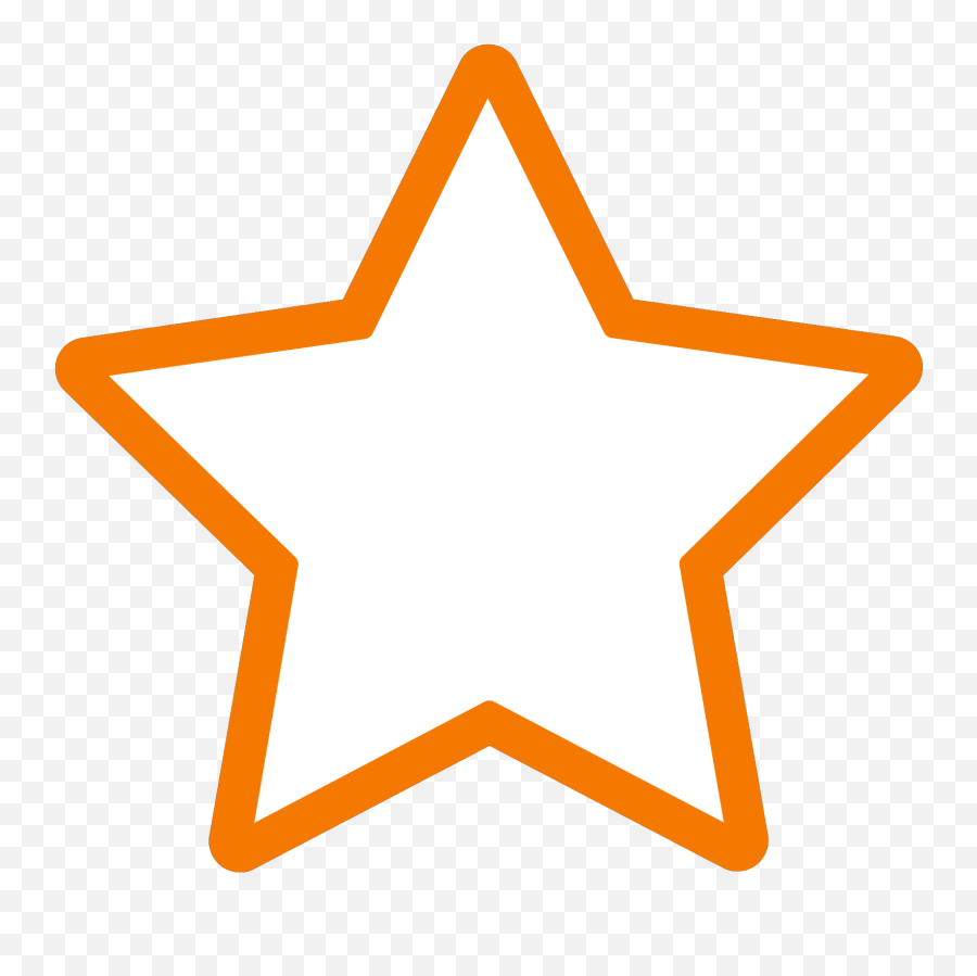 White Star Svg Vector White Star Clip Art - Svg Clipart Orange Star Vector Png Emoji,White Star Clipart