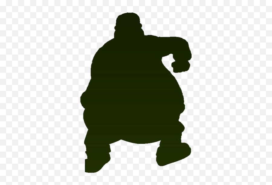 Transparent Fat Person Art Clipart Fat - Silhouette Emoji,Fat Clipart