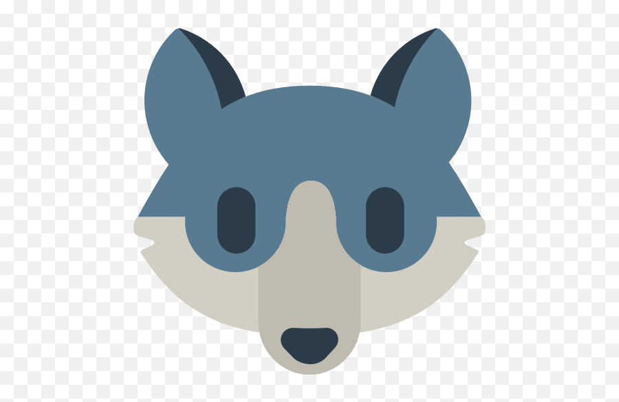 Wolf Face - Wolf Face Cute Emoji,Wolf Face Png