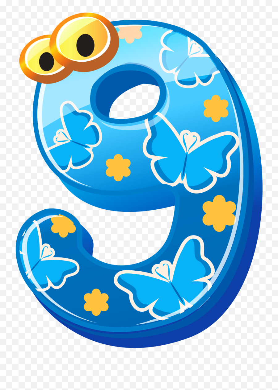 Cute Numbers Clipart - Cute Number 2 Clipart Png Emoji,Numbers Clipart