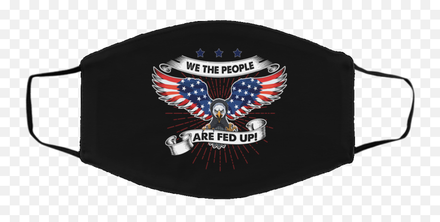 Fed Up American Political Mask Emoji,We The People Logo