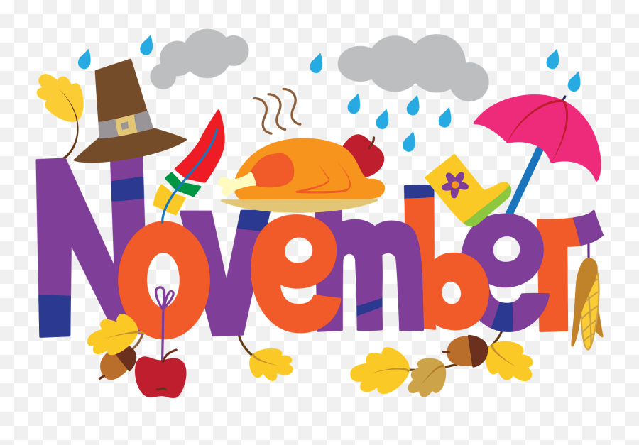 November Png Transparent Images Png All Emoji,November Birthday Clipart