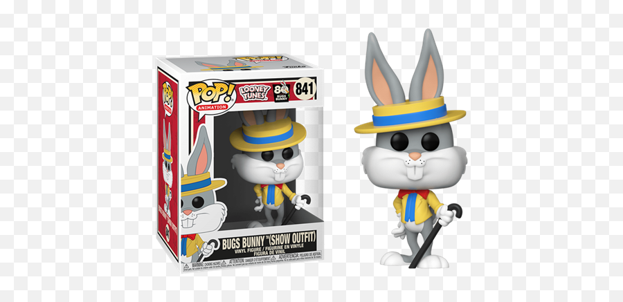 Covetly Funko Pop Animation Bugs Bunny Show Outfit 841 Emoji,Funko Pop Png