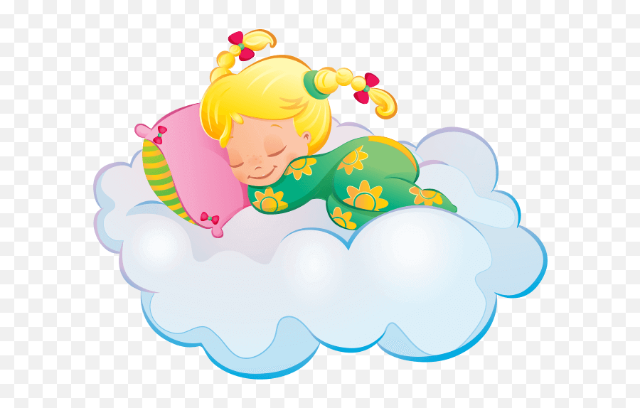 Asleep Girl - Illustration Clipart Full Size Clipart Emoji,Asleep Clipart