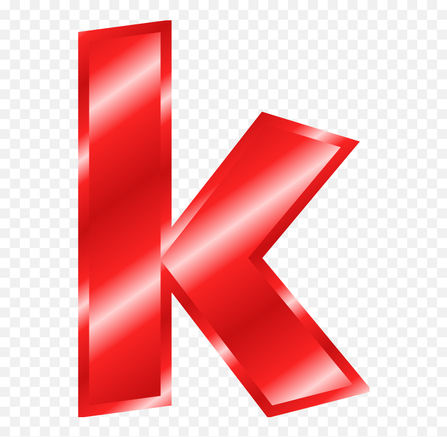 Free Clipart Effect Letters Alphabet Red Binameusl Emoji,Letter K Logo