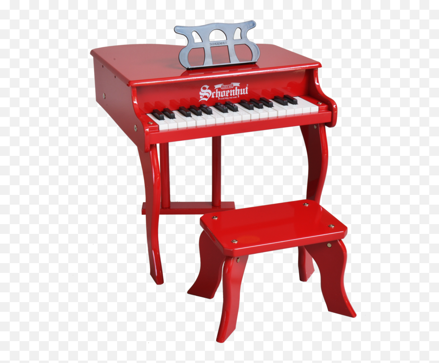 Download Schoenhut Fancy Baby Grand Piano 30 - Key Red Piano Emoji,Grand Piano Png