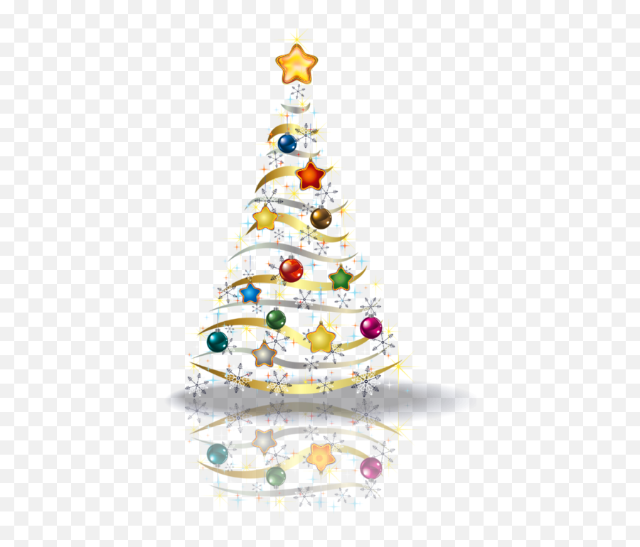 Gold Christmas Tree Clipart Free - Clipart Transparent Background Christmas Tree Png Transparent Emoji,Christmas Ornament Png
