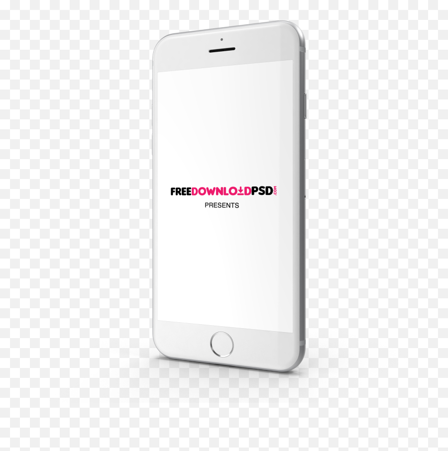 Iphone 7 Silver Mockup Png Right Iphone - Portable Emoji,Iphone 7 Png