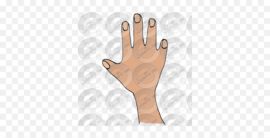 Hand Picture For Classroom Therapy Use - Great Hand Clipart Sign Language Emoji,Hand Clipart