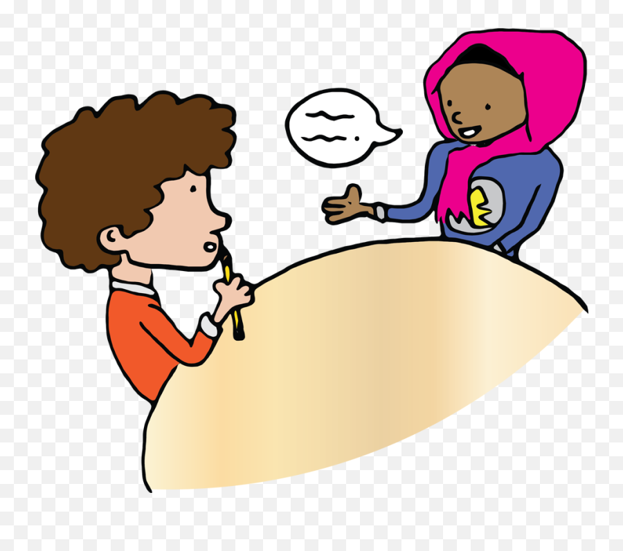 Playing Clipart Taking Turn - Conversation Clipart Png Turn And Talk Clipart Emoji,Children Playing Clipart