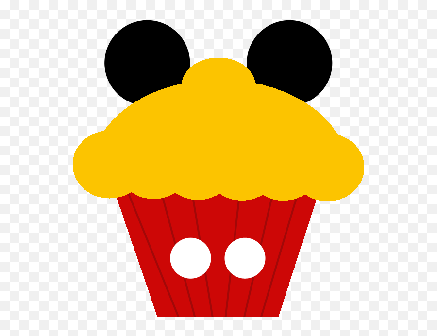 Download Cupcakes Clipart Mickey Mouse Cupcake - Mickey Mickey Mouse Cupcake Clipart Emoji,Cupcakes Clipart